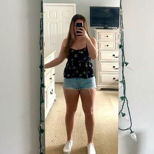 Hollister: Floral top, Size S